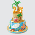 tropical-themed-cake